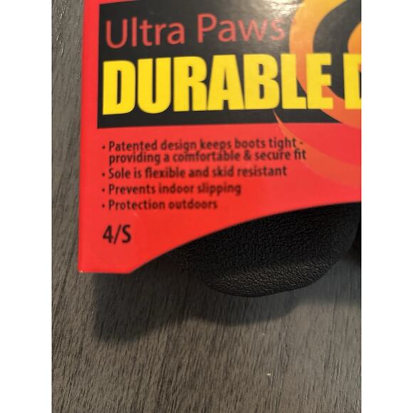 NWT Ultra Paws Durable Washable/Reusable/Skid Resistant Dog Boots Size 4/Small - Picture 5 of 7